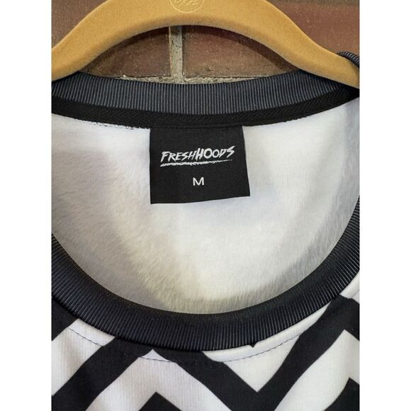 Freshhoods Colorblock Geometric Sweatshirt Medium - Picture 2 of 5